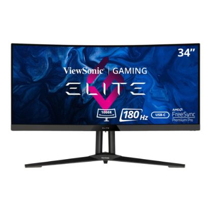 Picture of ViewSonic ELITE XG340C-2K 34in 1440p Ultra-Wide QHD Curved Gaming Monitor, FreeSync