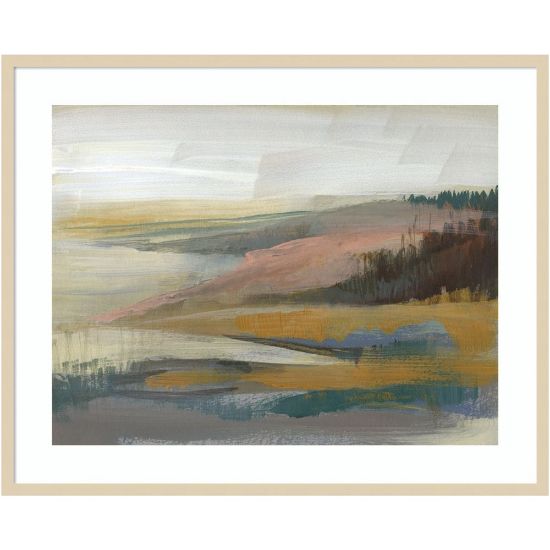 Picture of Amanti Art Northwest Cove II by Jennifer Goldberger Wood Framed Wall Art Print, 41inW x 33inH, Natural