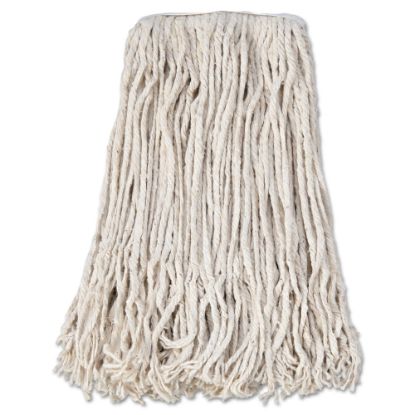 Picture of Boardwalk Banded Cotton Mop Heads, #24, White, Pack Of 12