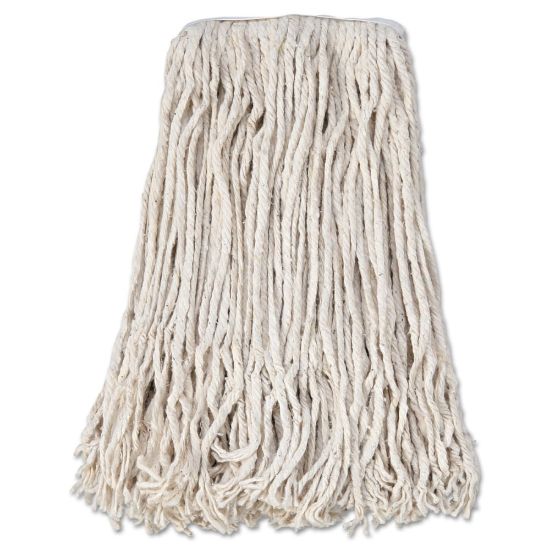 Picture of Boardwalk Banded Cotton Mop Heads, #24, White, Pack Of 12