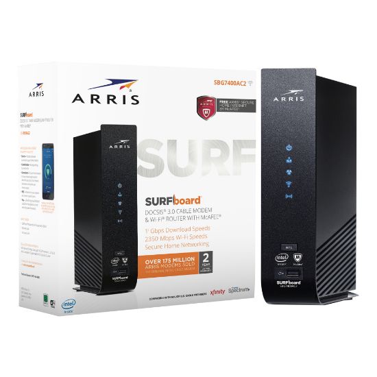 Picture of ARRIS SURFboard DOCSIS 3.0 Remanufactured Wireless Cable Modem, SBG7400AC2