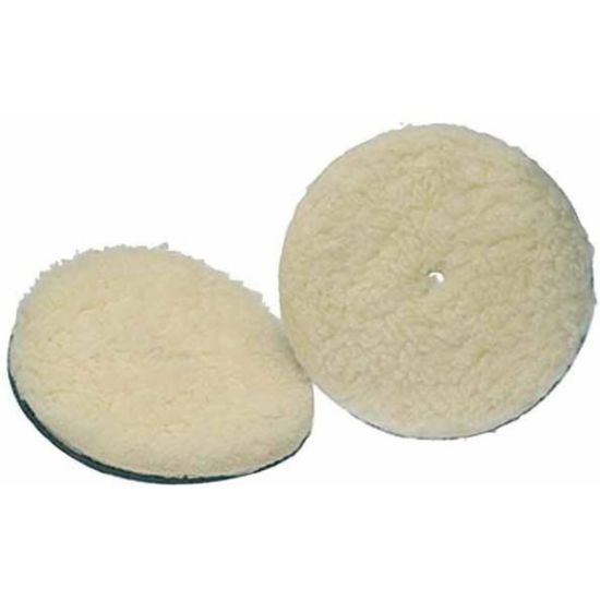 Picture of Koblenz 6ft" Lambswool Pads - 6in Diameter - 2/Pack x 6in Diameter - Lambs Wool, Foam