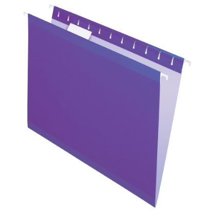 Picture of Pendaflex Premium Reinforced Color Hanging Folders, Letter Size, Violet, Pack Of 25