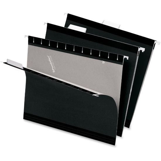 Picture of Pendaflex Premium Reinforced Color Hanging Folders, Legal Size, Black, Pack Of 25