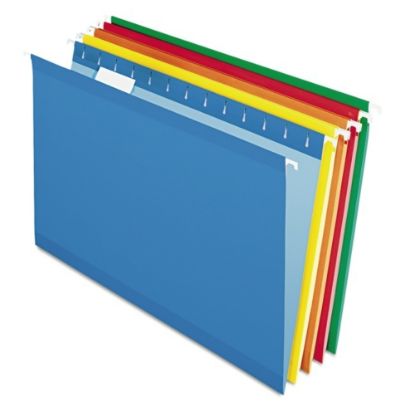 Picture of Pendaflex Premium Reinforced Color Hanging Folders, Legal Size, Assortment #1, Pack Of 25