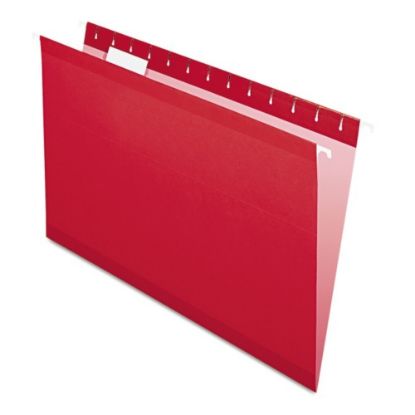 Picture of Pendaflex Premium Reinforced Color Hanging File Folders, Legal Size, Red, Pack Of 25 Folders