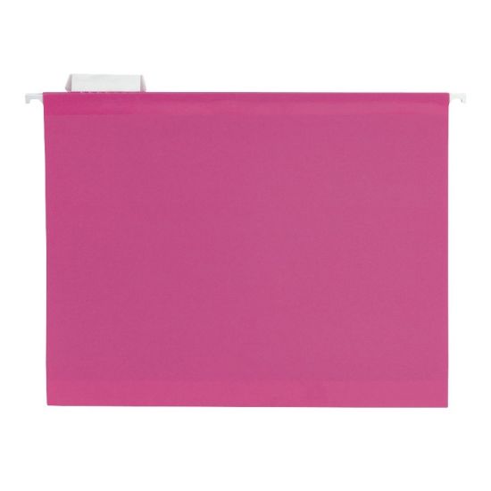 Picture of Pendaflex Premium Reinforced Color Hanging File Folders, Letter Size, Pink, Pack Of 25 Folders