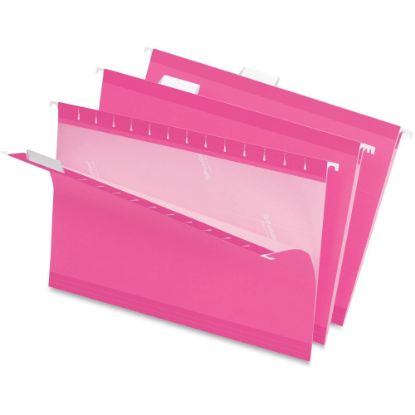 Picture of Pendaflex Premium Reinforced Color Hanging Folders, Legal Size, Pink, Pack Of 25