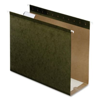 Picture of Pendaflex Premium Reinforced Extra-Capacity Hanging  File Folders, 4in Expansion, Letter Size, Green, Pack Of 25 Folders