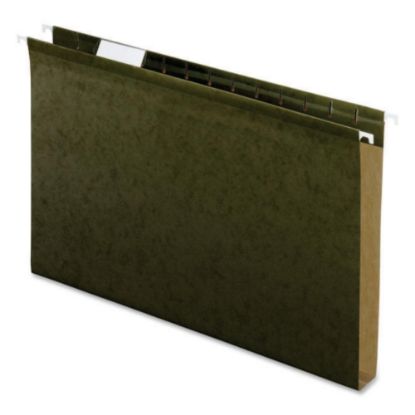 Picture of Pendaflex Premium Reinforced Extra-Capacity Hanging Folders, 1in Expansion, Legal Size, Green, Pack Of 25