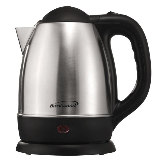 Picture of Brentwood 1.2L Stainless Steel Electric Cordless Tea Kettle, Silver