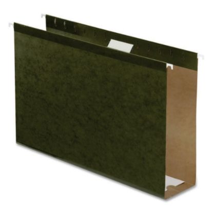 Picture of Pendaflex Premium Reinforced Extra-Capacity Hanging File Folders, 3in Expansion, Legal Size, Green, Pack Of 25 Folders