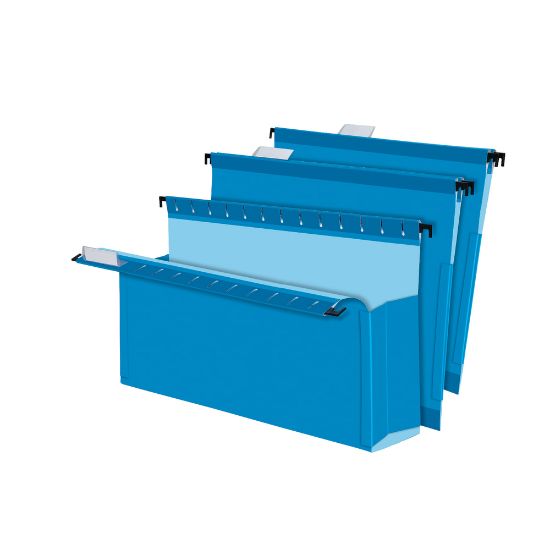 Picture of Pendaflex SureHook Pocket Reinforced Box Files, Legal Size, Blue, Pack Of 25 Folders