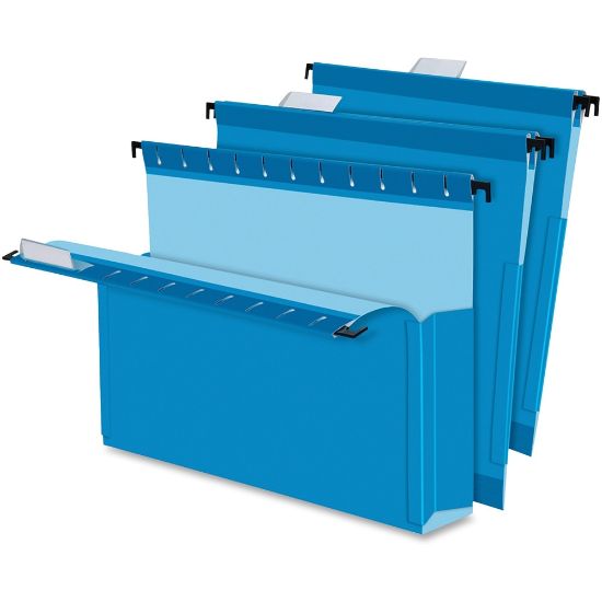 Picture of Pendaflex SureHook Pocket Reinforced Box Files, 2in Expansion, Legal Size, Blue, Pack Of 25