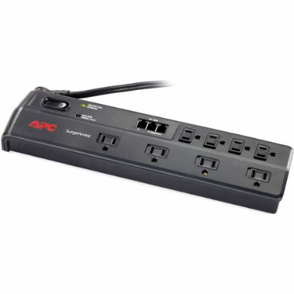 Picture of APC SurgeArrest Home/Office 8-Outlets Surge Suppressor - Receptacles: 8 x NEMA 5-15R - 1750J