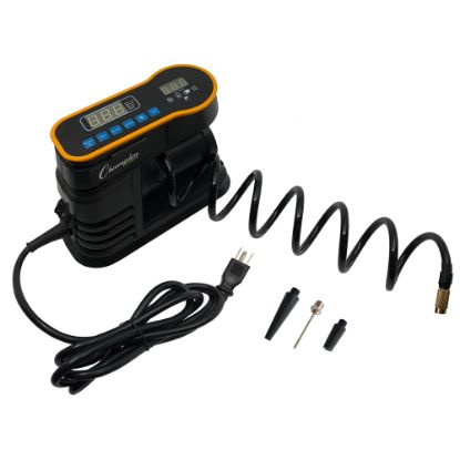 Picture of Champion Sports Smart Digital Inflator, 9inH x 6inW x 4inD, Black/Orange