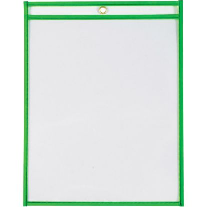 Picture of Partners Brand Job Ticket Holders, 9in x 12in, Neon Green, Pack Of 15