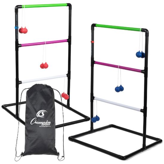 Picture of Champion Sports Ladder Ball Game Set, 39inH x 22inW x 33inD, Assorted Colors