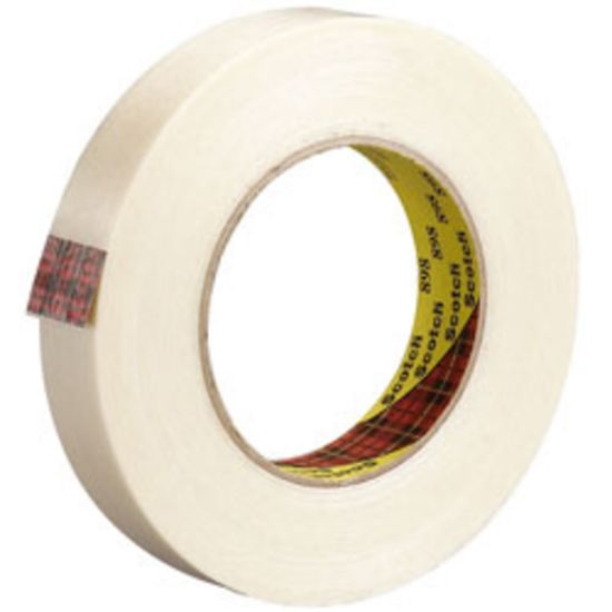 Picture of 3M 898 Strapping Tape, 1in x 60 Yd., Clear, Case Of 36