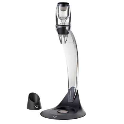 Picture of Edgecraft Vinturi Acrylic Wine Aerator Tower Set, Black