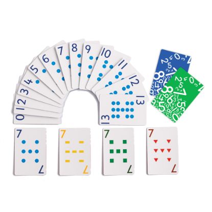 Picture of Edx Education School Friendly Playing Cards, 56 Cards Per Deck, Pack Of 8 Decks