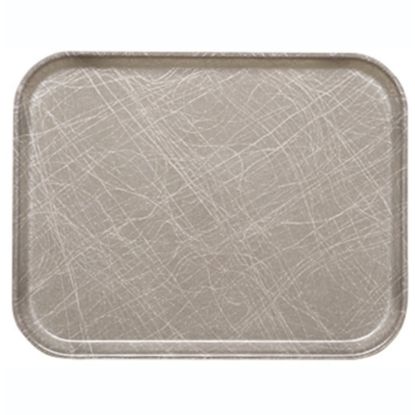 Picture of Cambro Camtray Rectangular Serving Trays, 15in x 20-1/4in, Gray Abstract, Pack Of 12 Trays