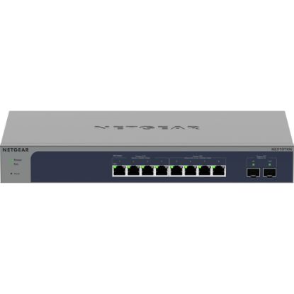 Picture of Netgear MS510TXM Ethernet Switch - 8 Ports - Manageable - 3 Layer Supported - Modular - 47 W Power Consumption - Twisted Pair, Optical Fiber - Rack-mountable, Desktop - Lifetime Limited Warranty