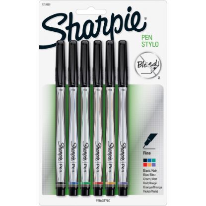 Picture of Sharpie Fine Point Pens - Fine Pen Point - Assorted - 12 / Bundle