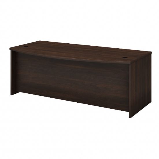 Picture of Bush Business Furniture Studio C 72inW Bow-Front Computer Desk, Black Walnut, Standard Delivery