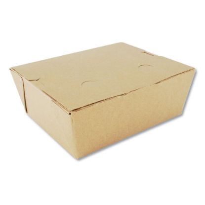 Picture of SCT ChampPak Carryout Boxes, 2-1/2inH x 6inW x 4-3/4inD, Kraft, Paper, Carton Of 300 Boxes