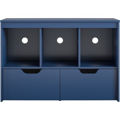 Picture of Ameriwood Home Nathan Kids Storage Cube With Drawers, 24-1/4inH x 35-5/8inW x 15-11/16inD, Navy