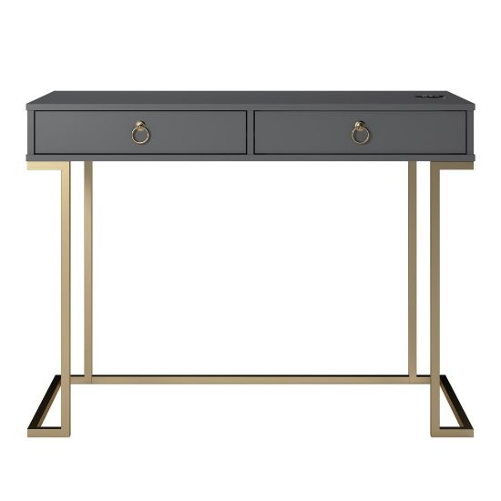 Picture of Ameriwood Home Serenity 42inW Writing Desk, Graphite Gray