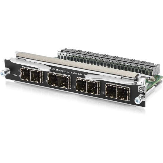 Picture of HPE Aruba 3810M 4-port Stacking Module - For Stacking - 4 x Expansion Slots - 1 Pack