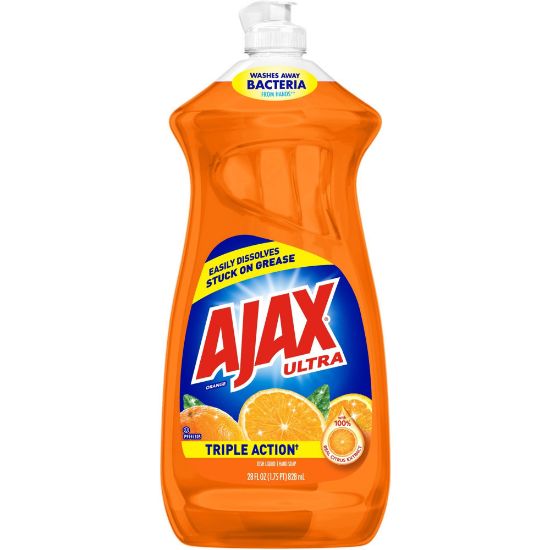 Picture of Ajax Liquid Dishwashing Detergent, Orange Scent, 28 Oz Bottle