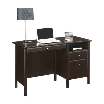 Picture of Realspace Chase 47inW Writing Desk, Dark Chestnut