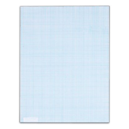 Picture of TOPS Quadrille Pads With Heavyweight Paper, 8 x 8 Squares/Inch, 50 Sheets, White