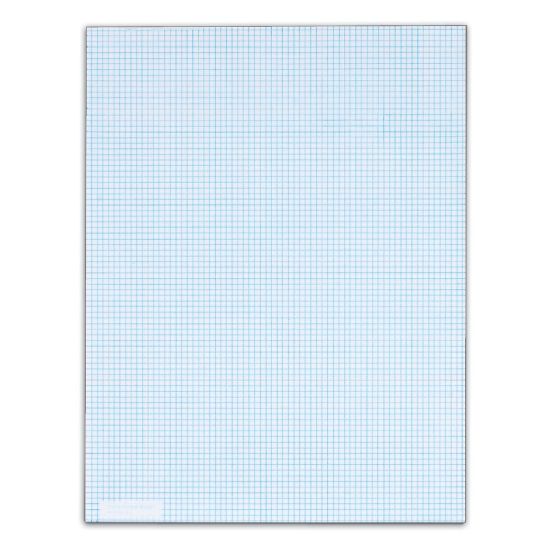 Picture of TOPS Quadrille Pads With Heavyweight Paper, 8 x 8 Squares/Inch, 50 Sheets, White