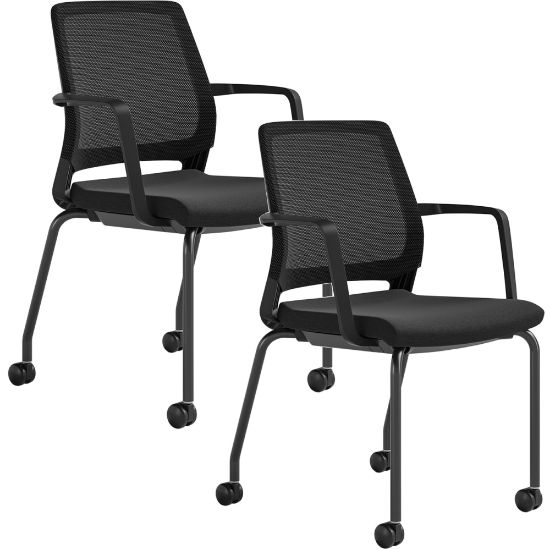 Picture of Safco Medina Guest Chair, Black, 2 Per Box