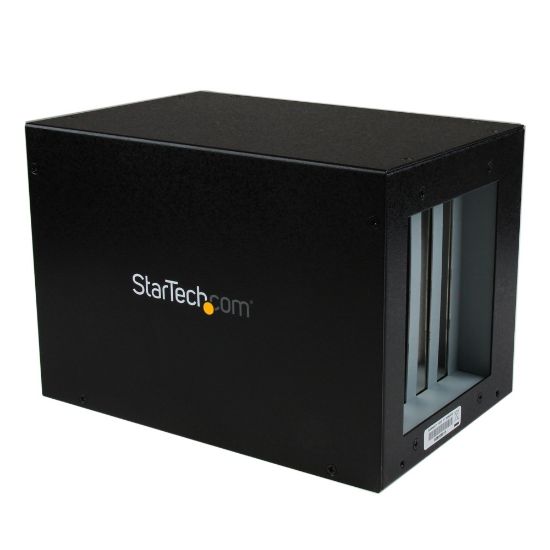 Picture of StarTech.com PCI Express to 4 Slot PCI Expansion System - PCI Express to Four Slot PCI Expansion Bay - System bus extender - Add four external PCI expansion card slots to a desktop or laptop computer system - PCI Expansion Chassis - External PCI slot