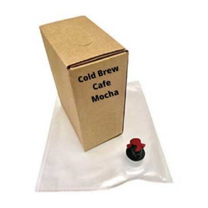 Picture of Hoffman Busy Bean Cold Brew Bag-In-A-Box, Mocha, 2.5 Gal