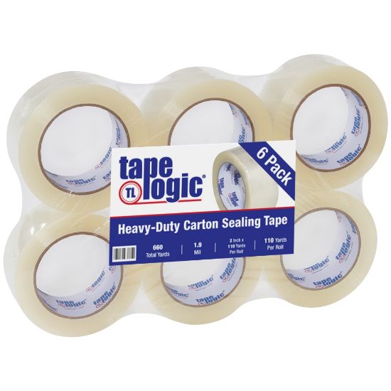 Picture of Tape Logic #700 Hot Melt Tape, 2in x 110 Yd., Clear, Case Of 6