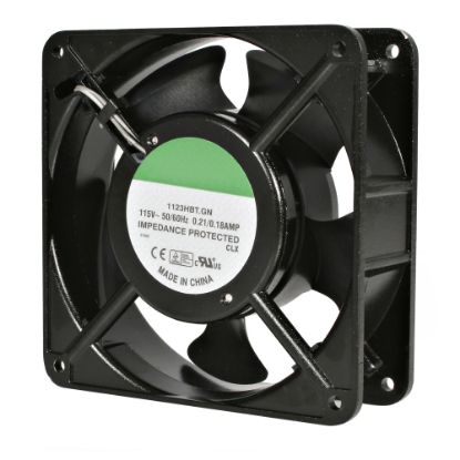 Picture of StarTech 120mm Axial Rack Muffin Fan for Server Cabinet - 115V - AC Cooling - Low Noise & Quiet PC Computer Case Fan