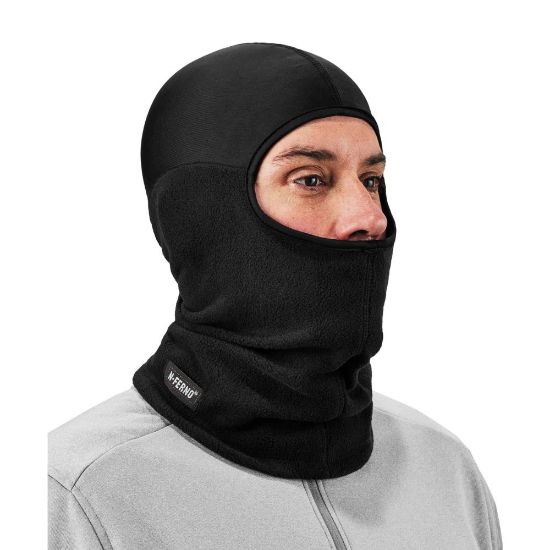 Picture of Ergodyne N-Ferno 6822 Balaclava Face Masks, One Size, Black, Pack Of 12 Masks