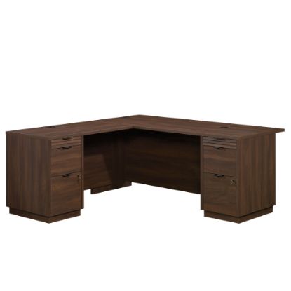 Picture of Sauder Palo Alto 72inW Commercial L-Shaped Computer Desk, Spiced Mahogany