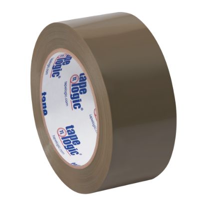 Picture of Tape Logic Natural Rubber Carton Sealing Tape, 2 Mil, 2in x 55 Yd., Tan, Case Of 6