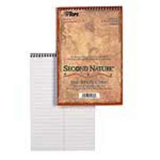 Picture of TOPS Second Nature Steno Books, 6in x 9in, Gregg Ruled, 80 Sheets, White