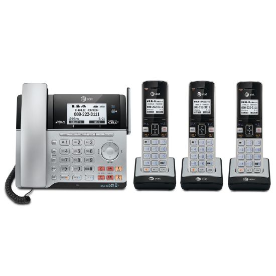 Picture of AT&T TL86103 2-Line DECT 6.0 Expandable Corded/Cordless Phone System with Digital Answering System