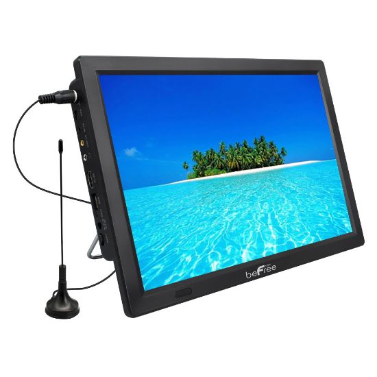 Picture of beFree Sound Portable Rechargeable 14in LED TV, Black, 995116757M