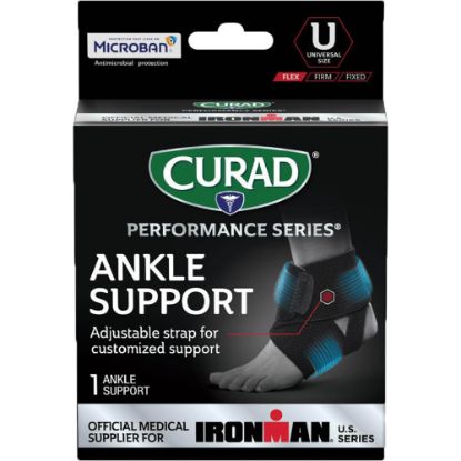 Picture of CURAD Performance Series Wraparound Ankle Support, Universal, Black