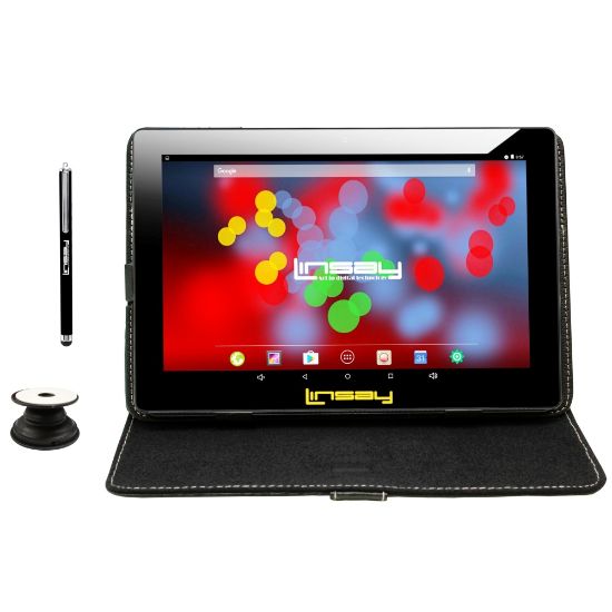 Picture of Linsay F10IPS Tablet, 10.1in Screen, 2GB Memory, 64GB Storage, Android 13, Black